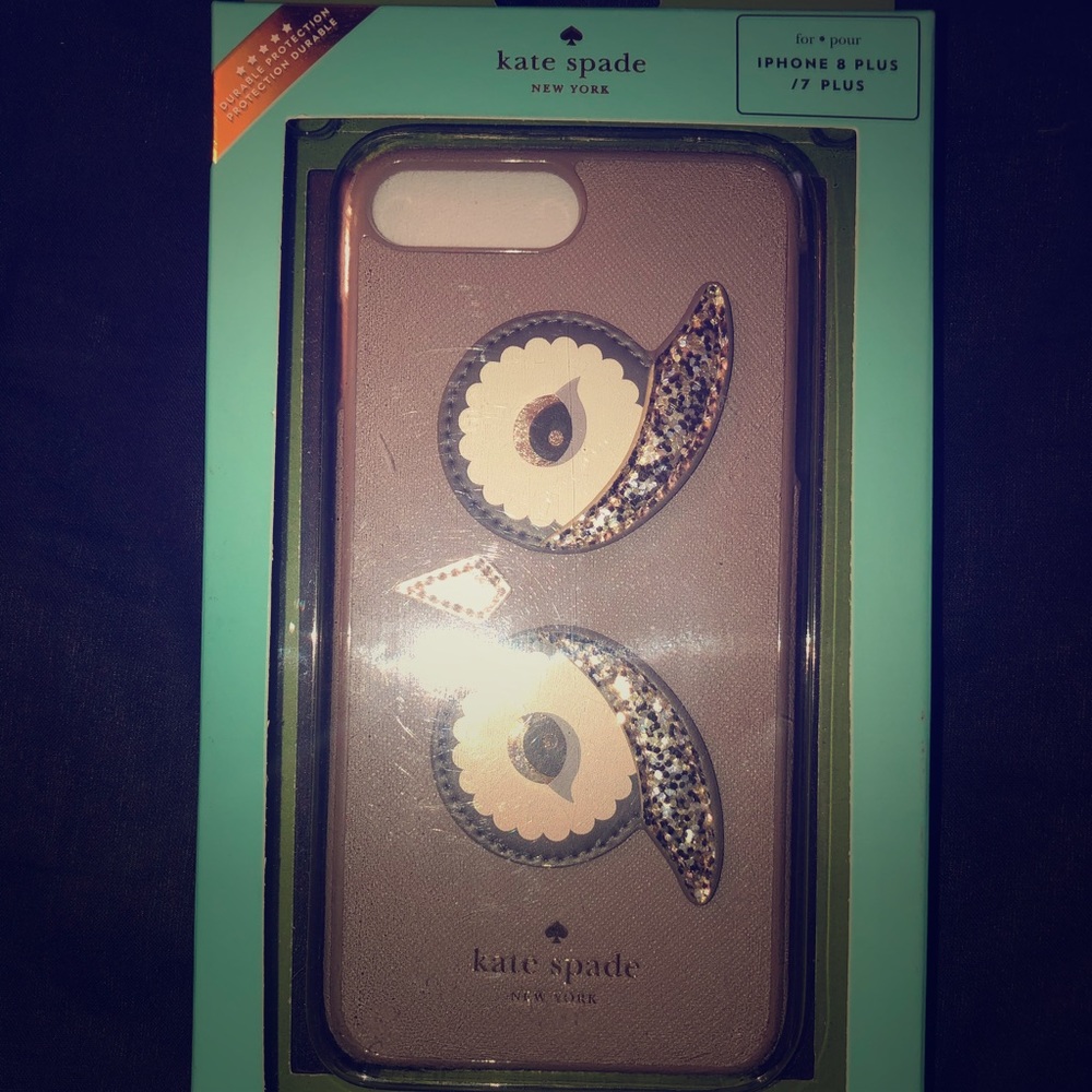 New! Kate spade owl phone case 7 Plus/ 8 plus